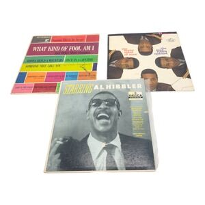 Vintage Sammy Davis Jr The Max Roach Quintet Al Hibbler Vinyl LP 3 Record Bundle